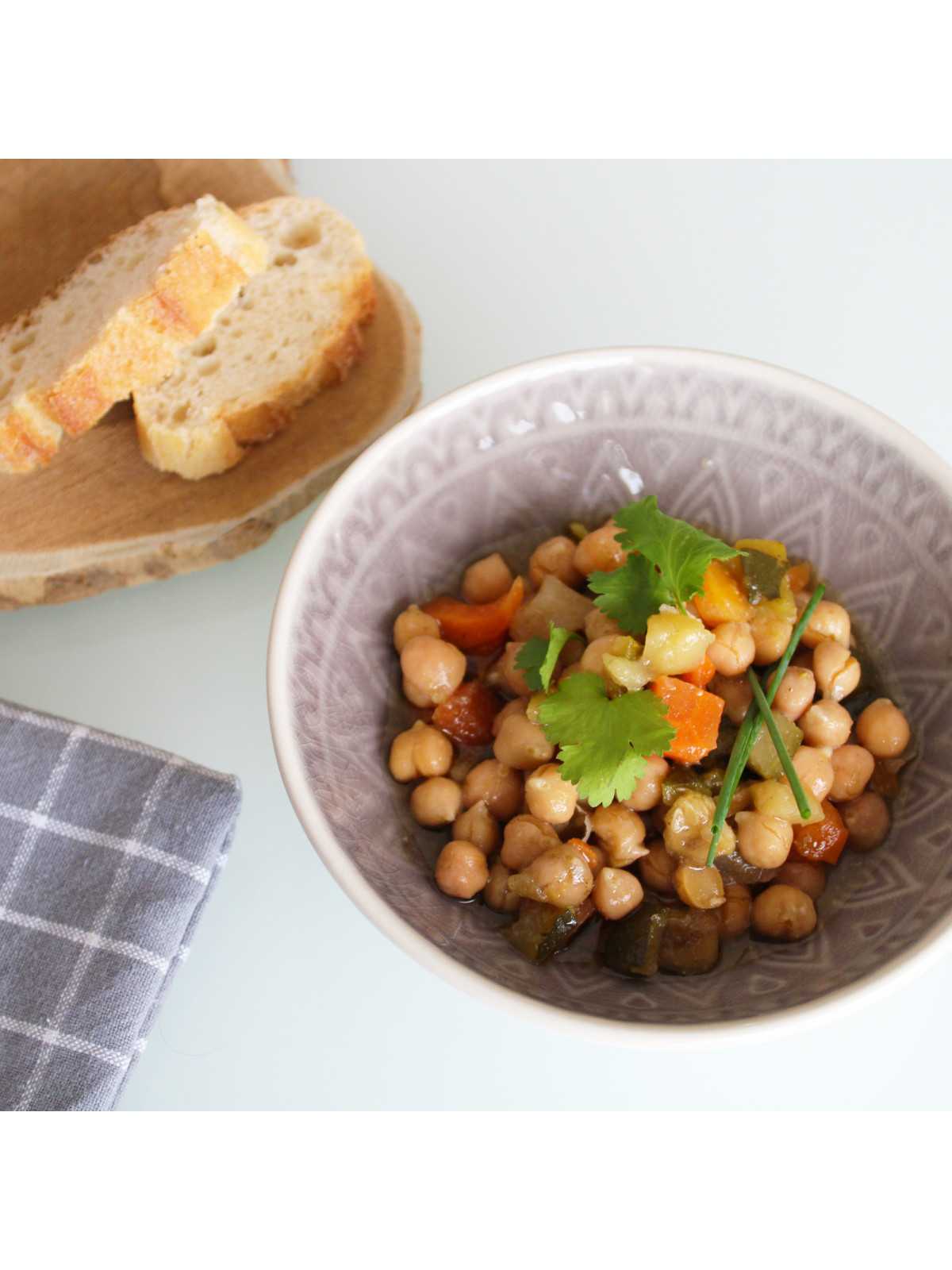 Pois chiches au naturel bio - CLAC Conserverie