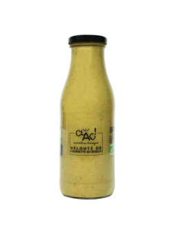 Velouté de courgette au basilic bio- CLAC Conserverie