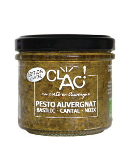 Pesto auvergnat basilic cantal noix bio - CLAC Conserverie