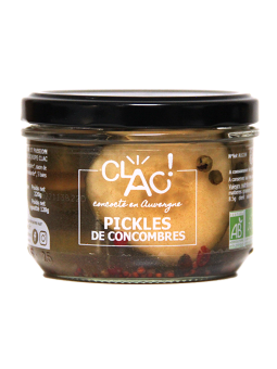 Pickles de concombres bio - CLAC Conserverie