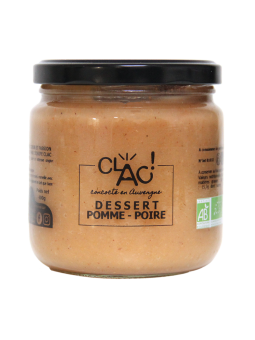 Dessert pomme-poire bio - CLAC Conserverie