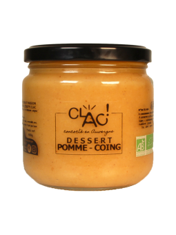 Dessert pomme-coing bio - CLAC Conserverie
