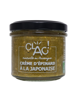 Crème d’Épinard à la Japonaise bio - CLAC Conserverie