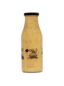 Velouté champignon coco gingembre citronnelle - CLAC Conserverie