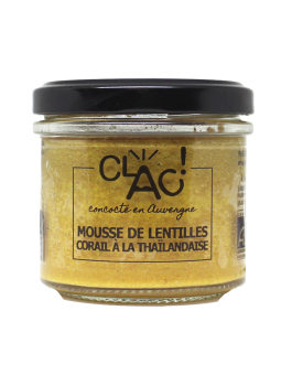 Mousse de lentilles corail à la thailandaïse