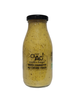 Sauce courgettes chèvre bio - CLAC Conserverie