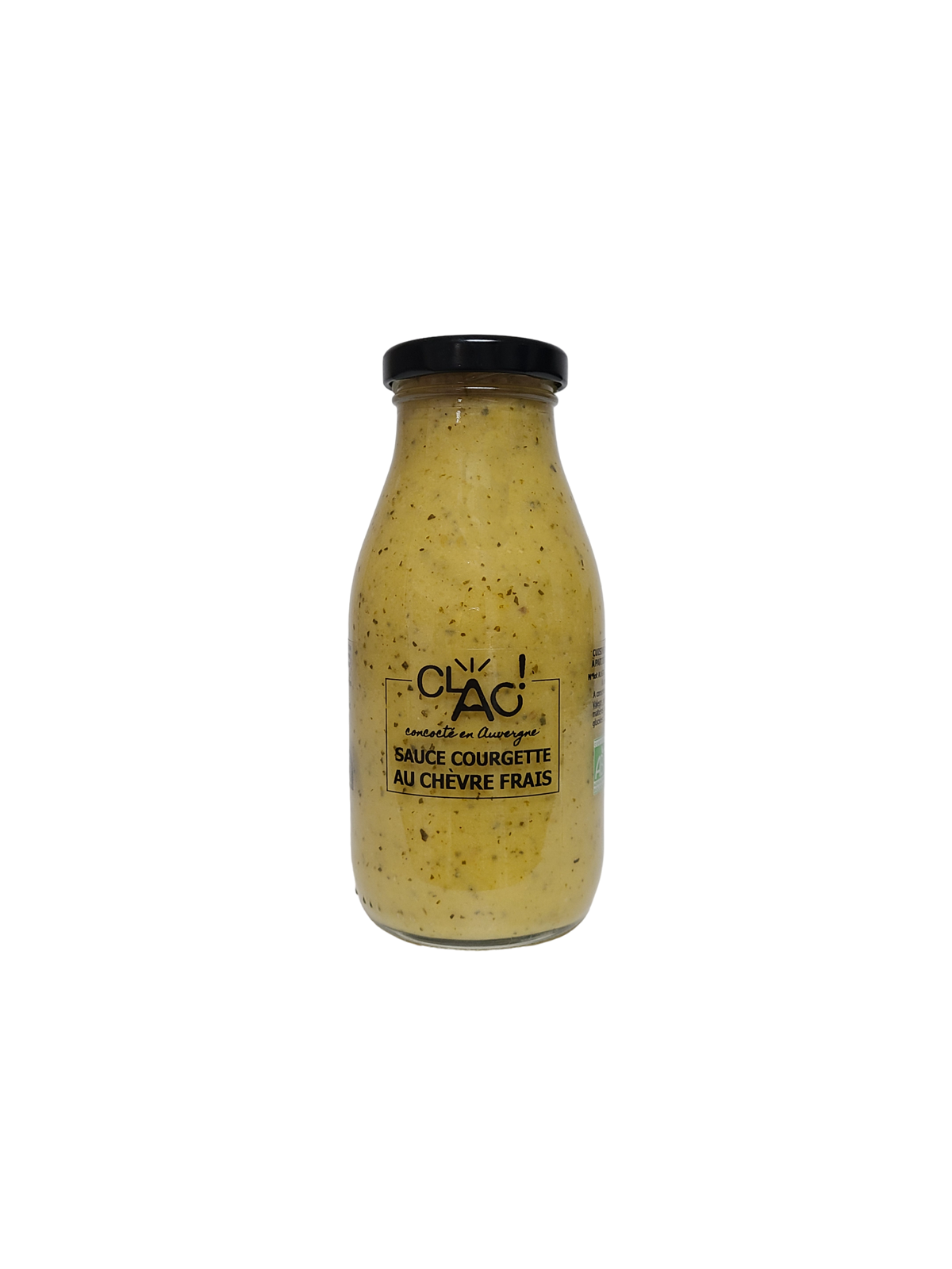 Sauce courgettes chèvre bio - CLAC Conserverie