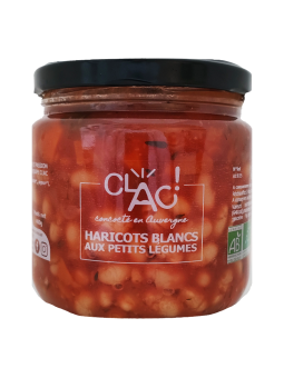 Haricots blancs aux petits légumes bio