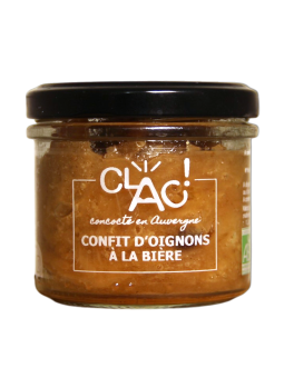 Confit d'oignons à la bière - CLAC Conserverie