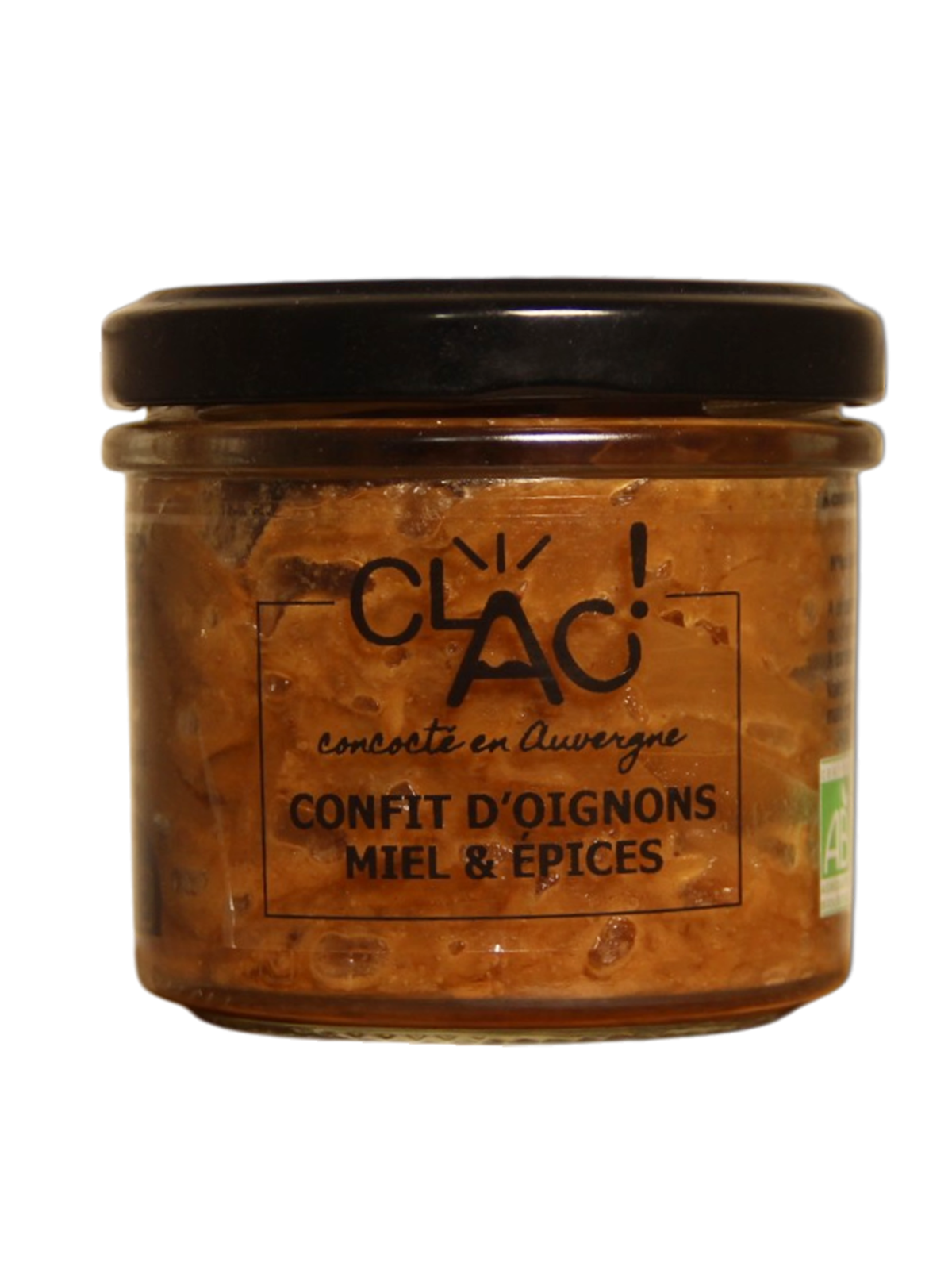 Confit d'oignons miel et épices - CLAC Conserverie