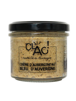 Crème d'aubergine au bleu d'Auvergne bio - CLAC Conserverie