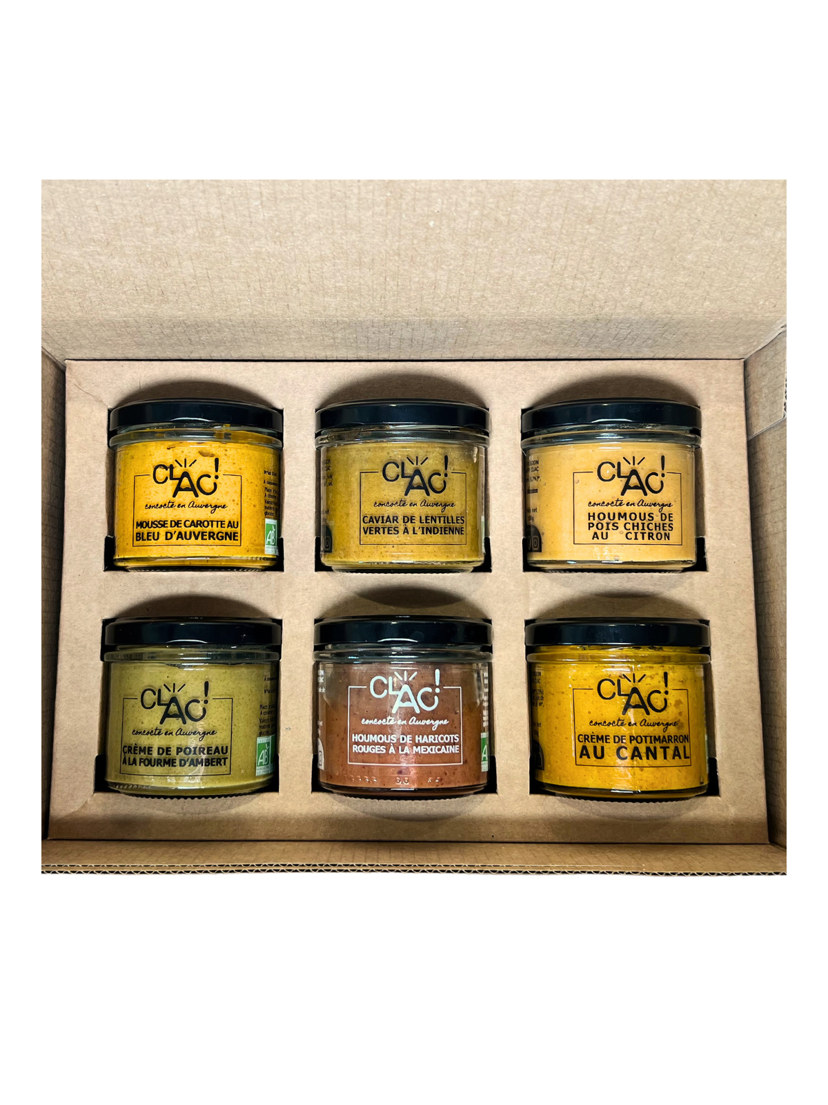 Le coffret mixte bio - CLAC Conserverie