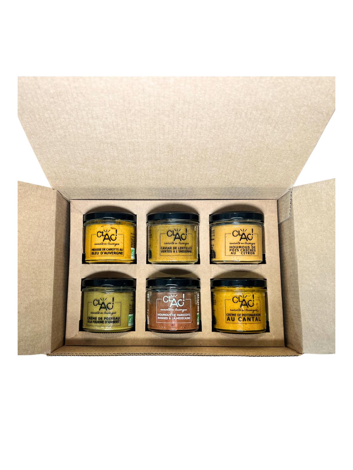 Le coffret mixte bio - CLAC Conserverie