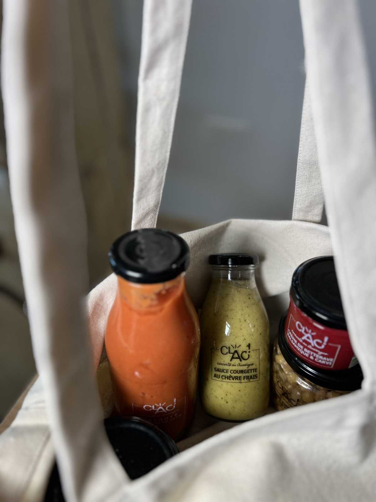 Panier gourmand bio local et artisanal - Petit cabas