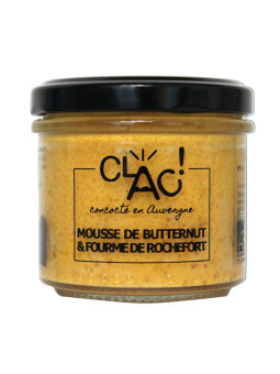 Mousse de butternut -fourme de Rochefort bio - CLAC Conserverie