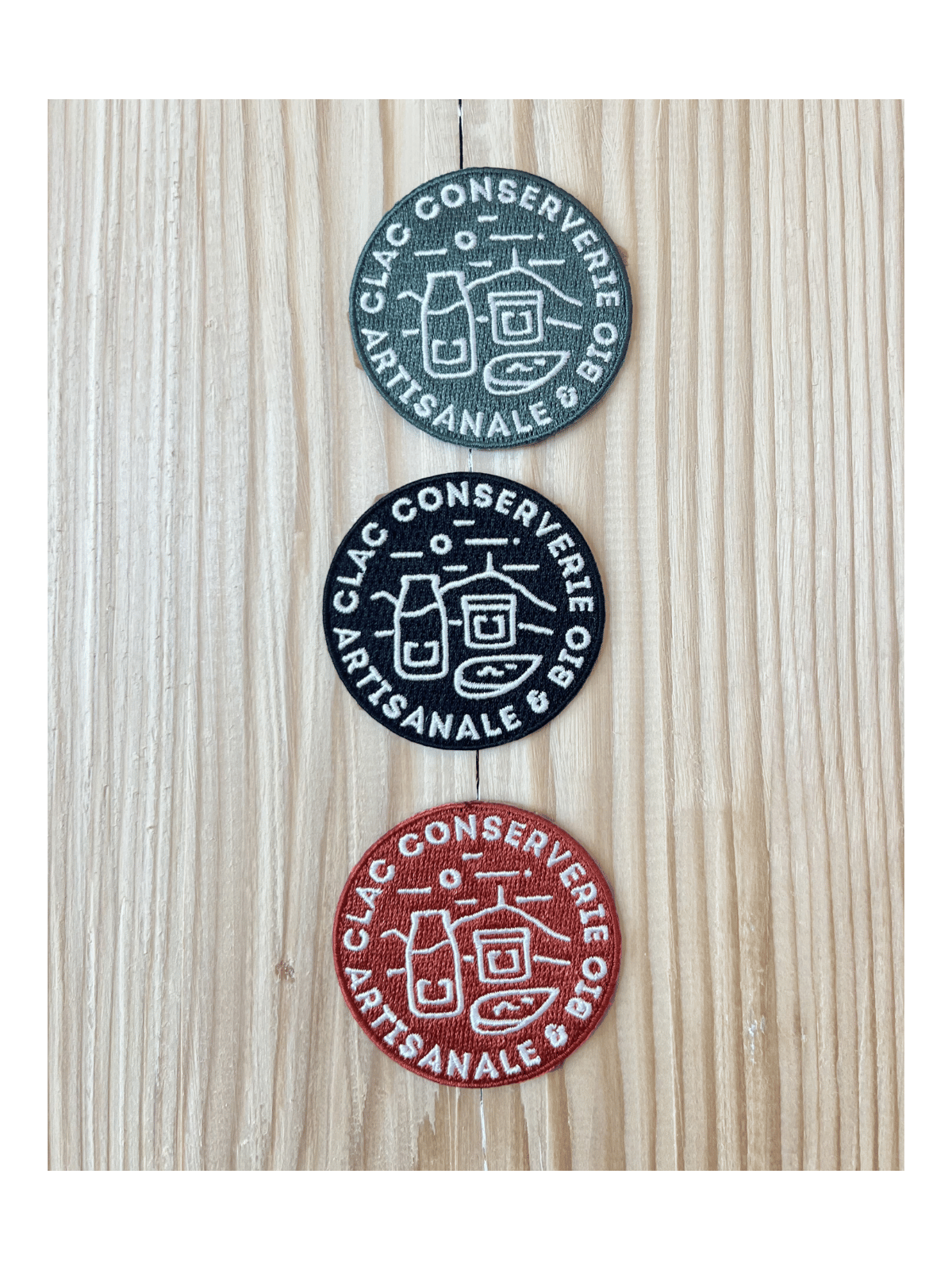 Patch brodé "CLAC x Californie Française"