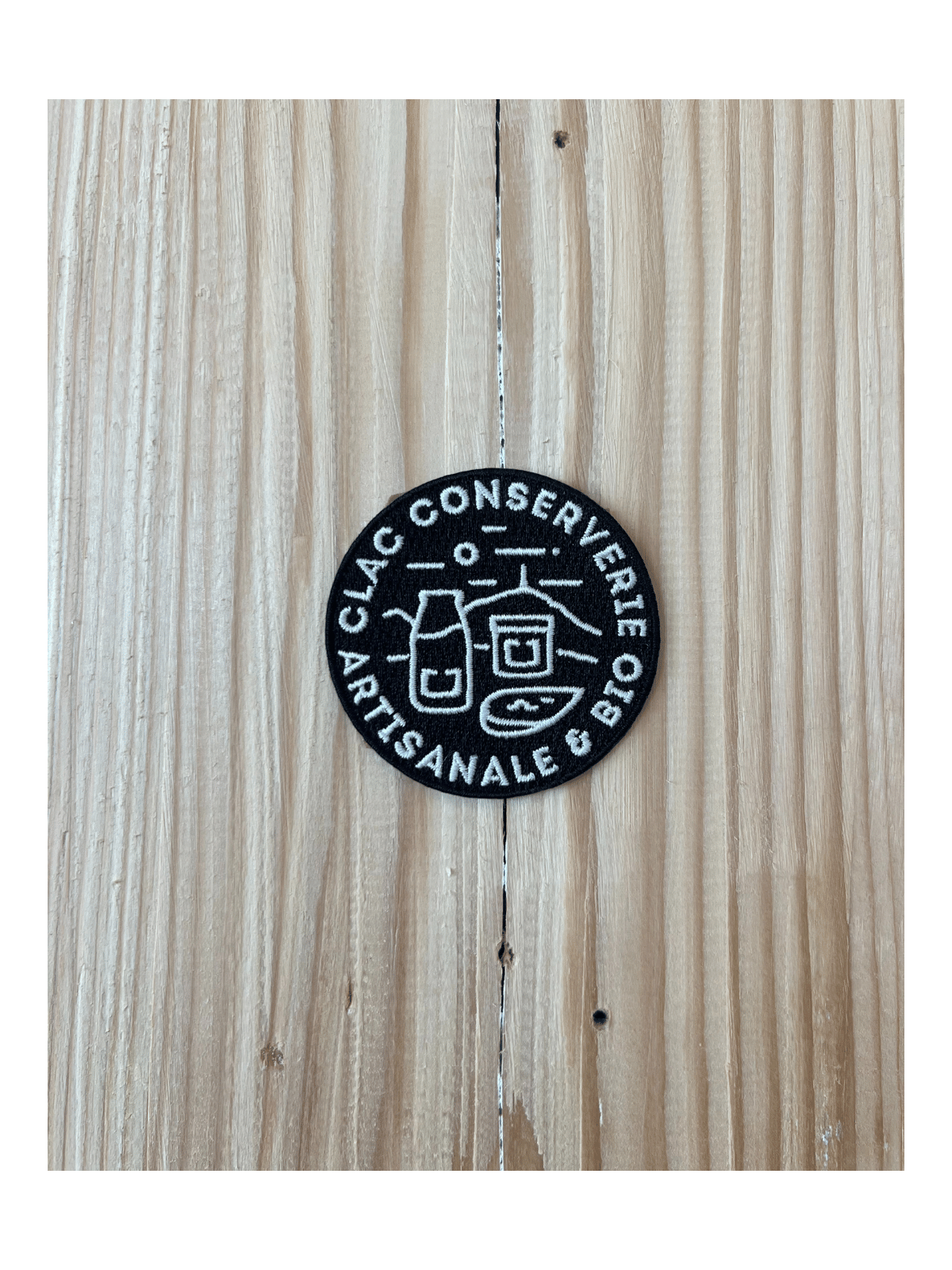 Patch brodé "CLAC x Californie Française"