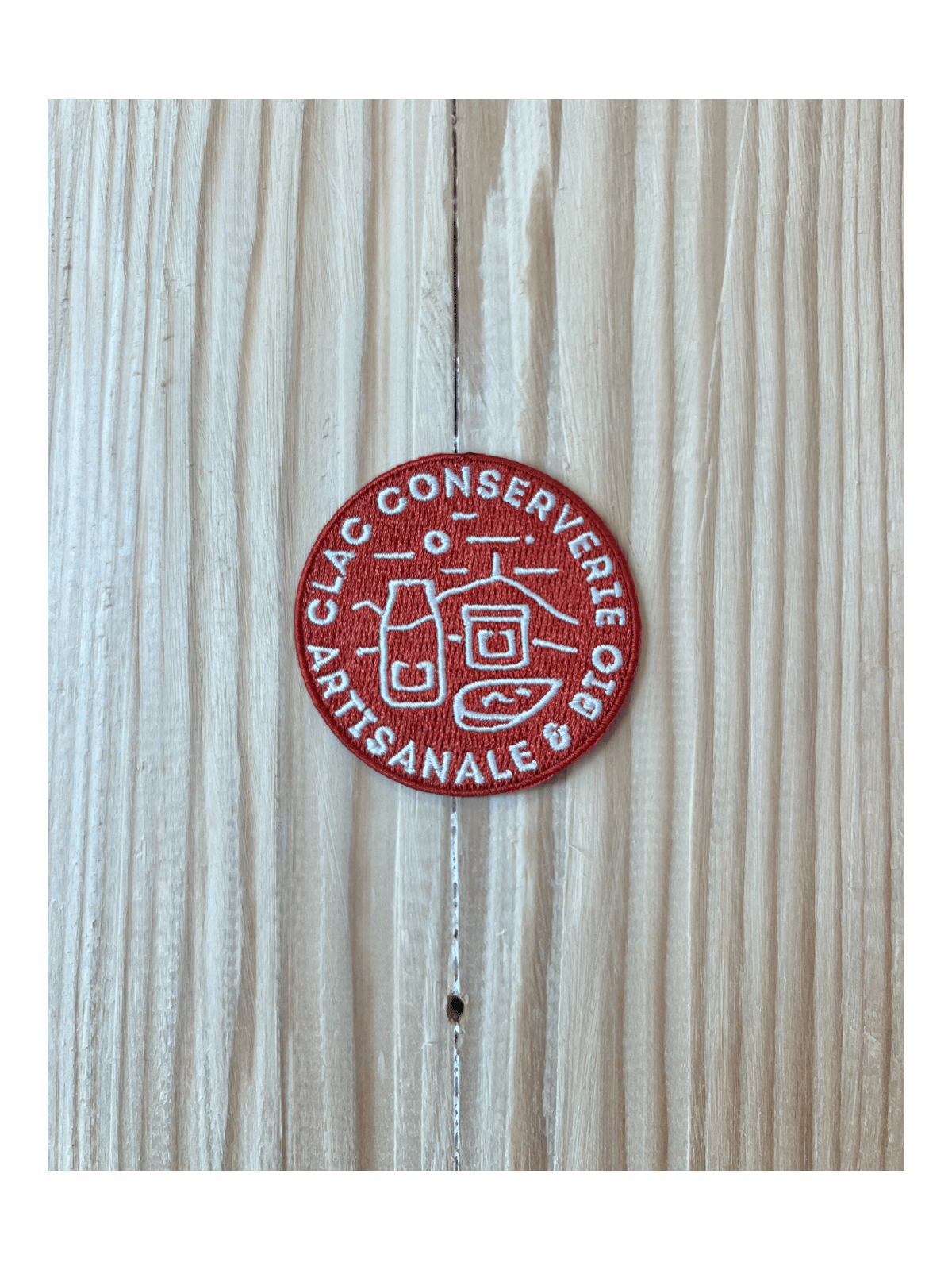 Patch brodé "CLAC x Californie Française"