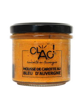 Mousse de carotte au bleu d'Auvergne bio - CLAC Conserverie