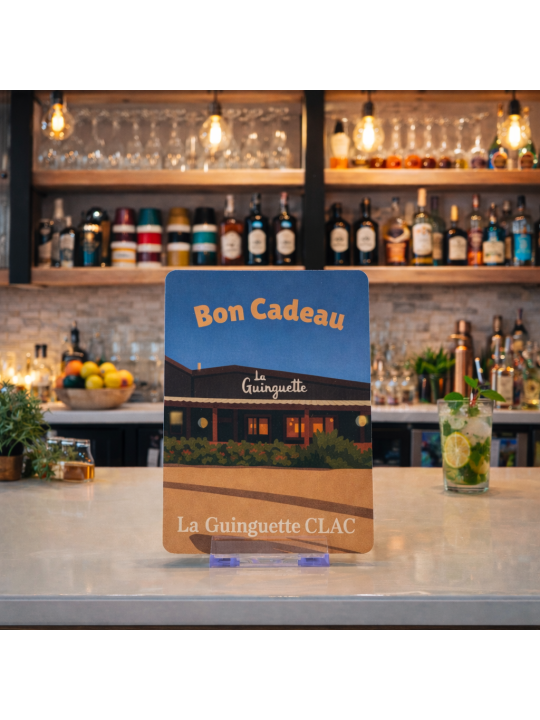 Bon Cadeau - Repas à la Guinguette CLAC