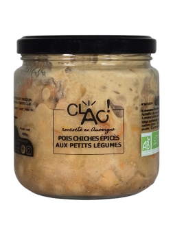 Pois chiches cuisinés aux petits légumes