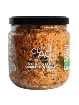 Boulgour courgettes & basilic bio - Clac conserverie