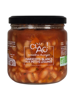 Haricots blancs aux petits légumes bio