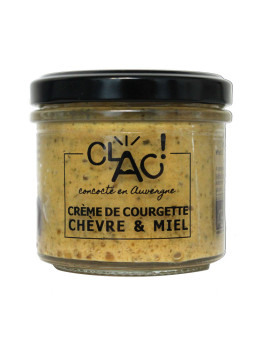 Crème de courgette chèvre & miel bio - CLAC Conserverie