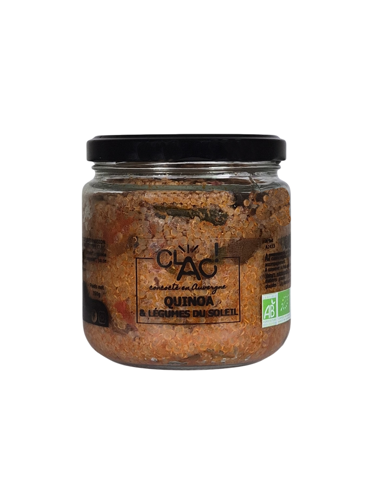 Quinoa et légumes du soleil BIO - Clac conserverie