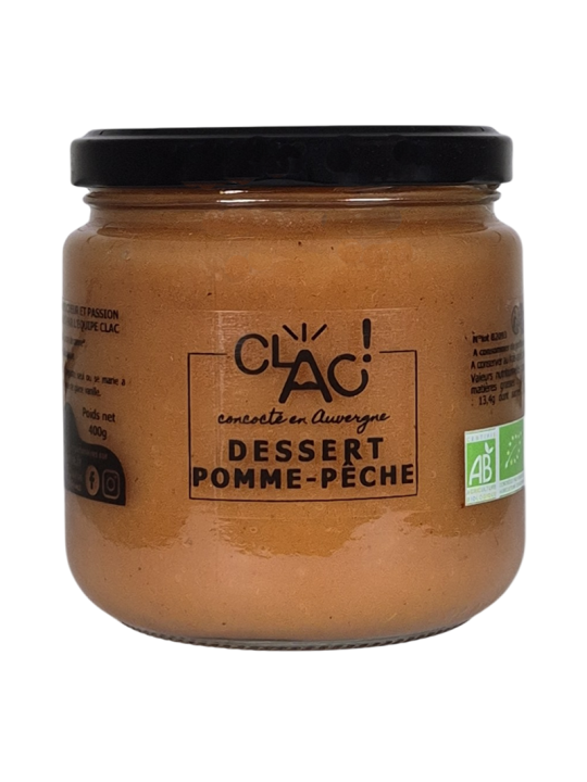 Dessert pomme vanille bio - CLAC conserverie