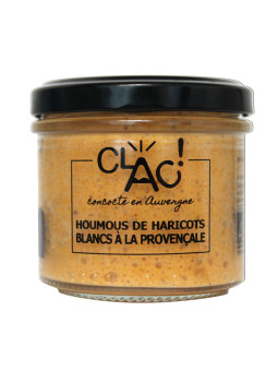 Houmous de haricots blancs à la provençale bio - CLAC Conserverie