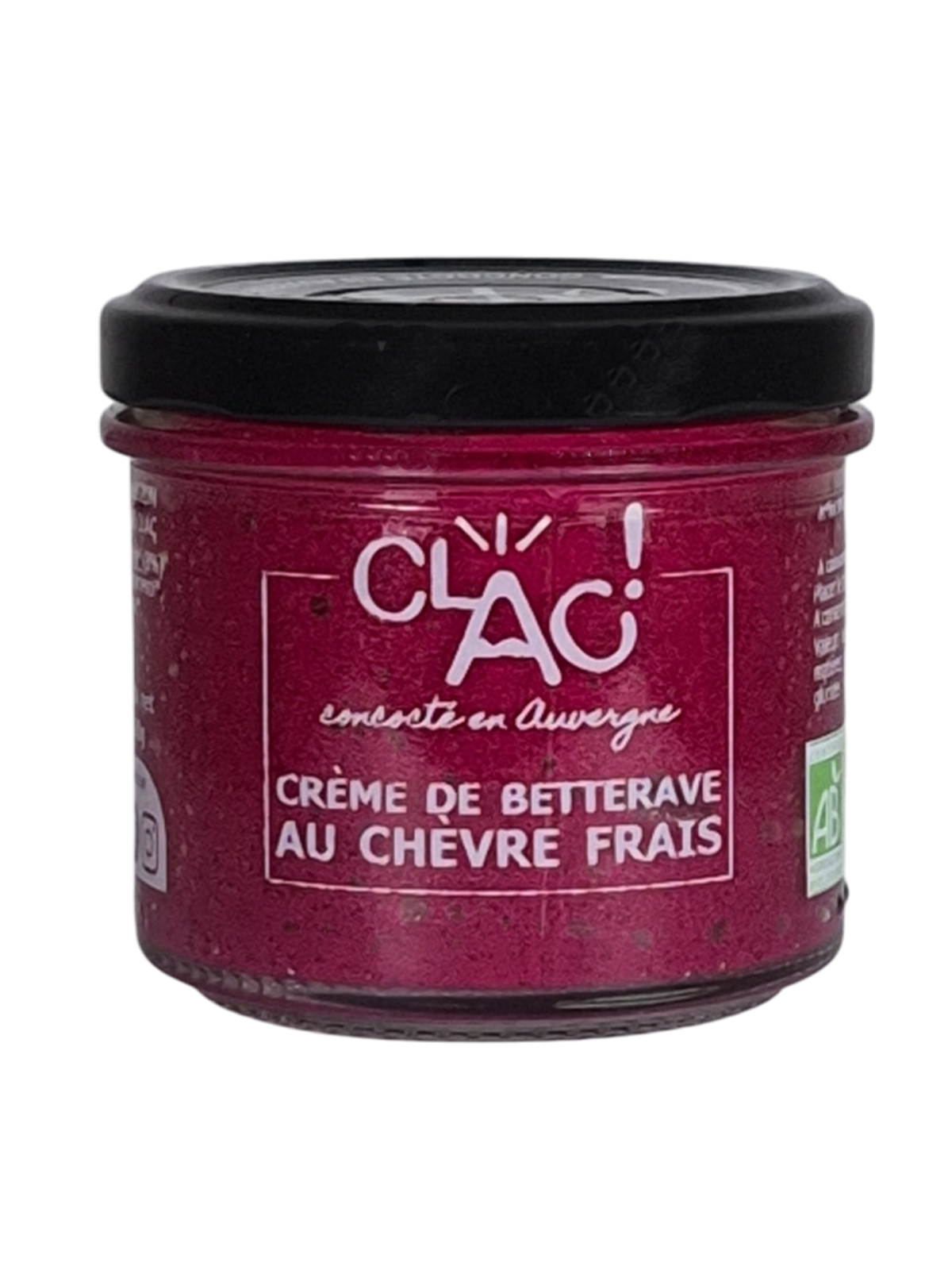 Crème de betterave au chèvre frais bio - CLAC Conserverie