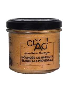 Houmous de haricots blancs à la provençale bio - CLAC Conserverie