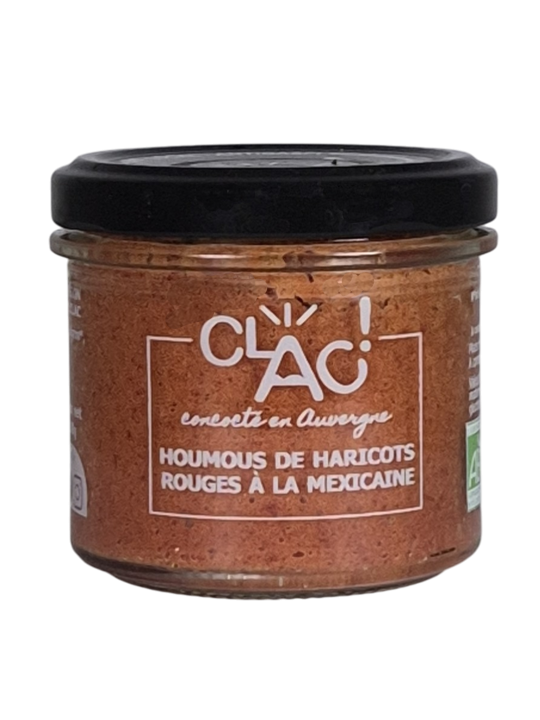 Houmous de haricots rouges à la mexicaine bio - CLAC Conserverie