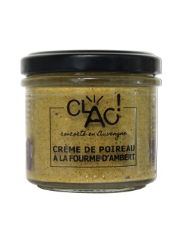 Crème de poireau à la fourme d'Ambert bio - CLAC Conserverie