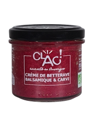 Crème de betterave au balsamique et carvi - CLAC Conserverie