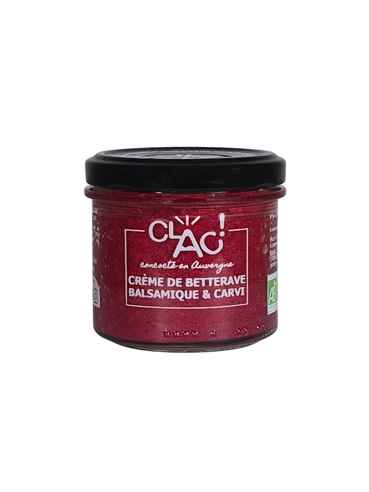 Crème de betterave au balsamique et carvi - CLAC Conserverie