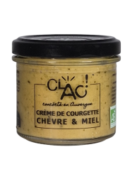 Crème de courgette chèvre & miel bio - CLAC Conserverie