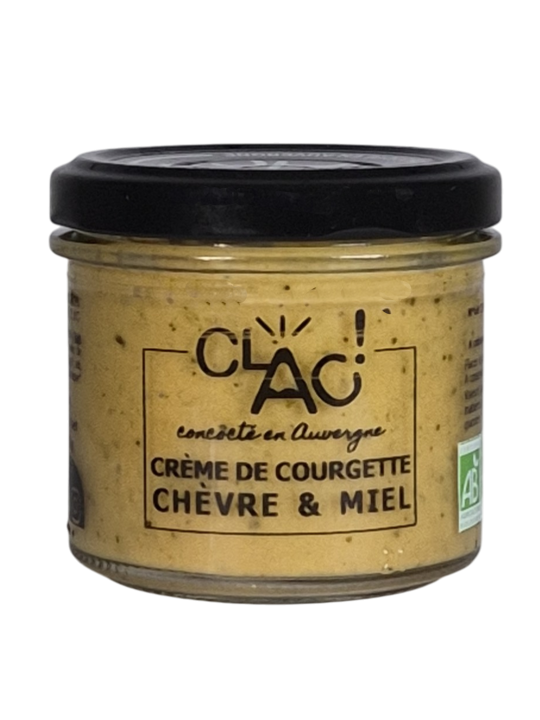 Crème de courgette chèvre & miel bio - CLAC Conserverie