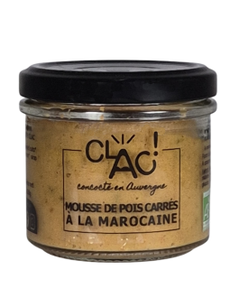 Mousse de pois carrés à la marocaine bio - CLAC Conserverie