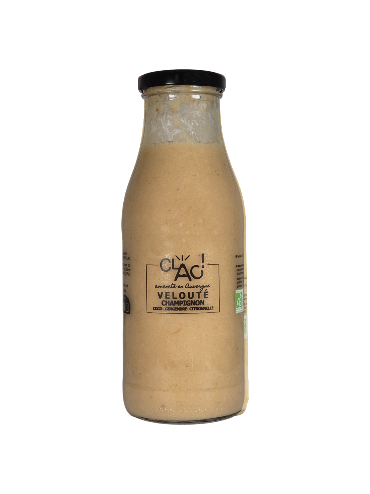 Velouté champignon coco gingembre citronnelle - CLAC Conserverie