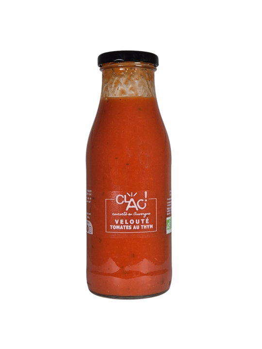 Velouté tomates au thym bio - CLAC Conserverie