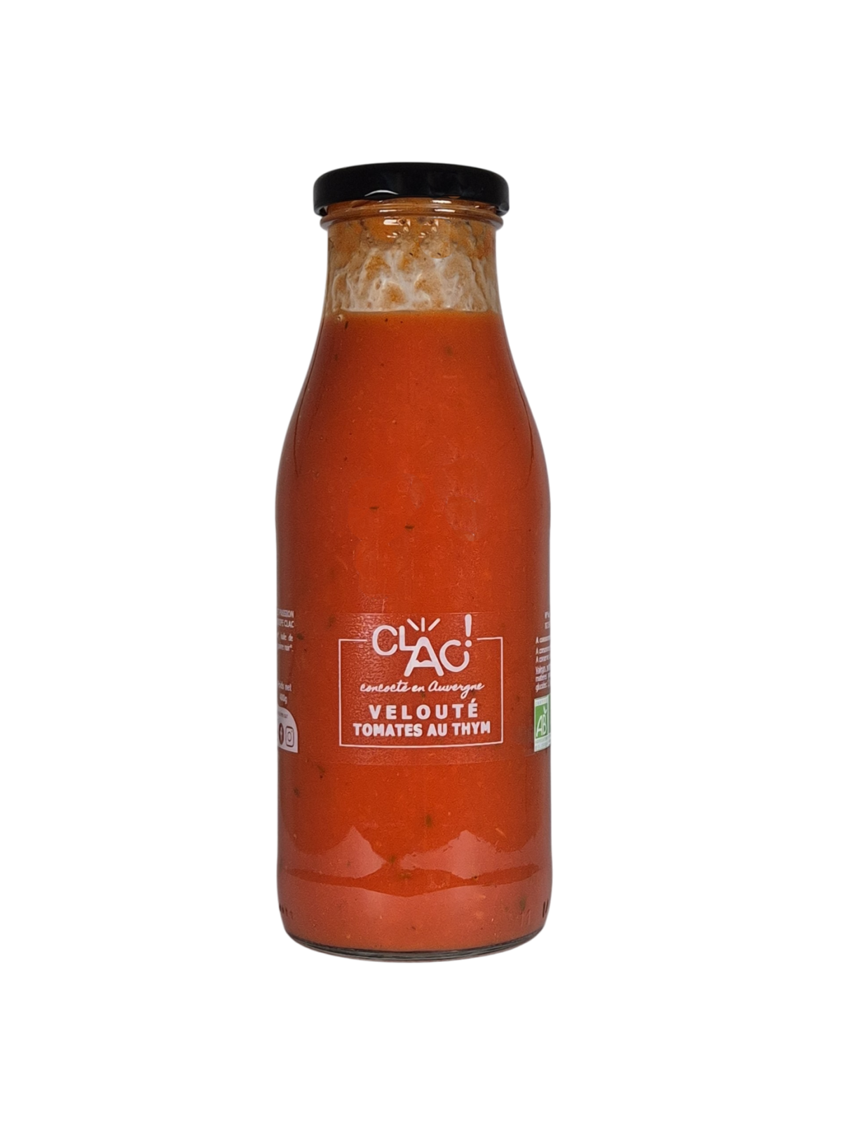 Velouté tomates au thym bio - CLAC Conserverie
