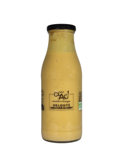 Velouté chou-fleur au curry bio - CLAC Conserverie