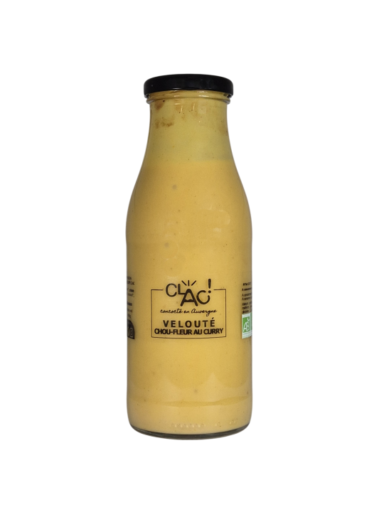 Velouté chou-fleur au curry bio - CLAC Conserverie