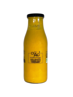 Velouté courge coco gingembre bio - CLAC Conserverie