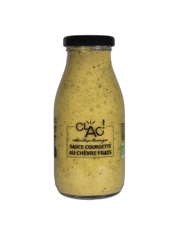 Sauce courgettes chèvre bio - CLAC Conserverie