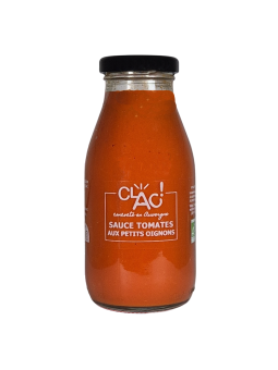Sauce de tomate aux petits oignons bio - CLAC Conserverie