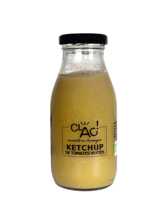 Ketchup de tomates vertes auvergnat - CLAC Conserverie