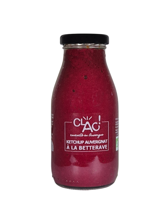 Ketchup auvergnat à la betterave - CLAC Conserverie
